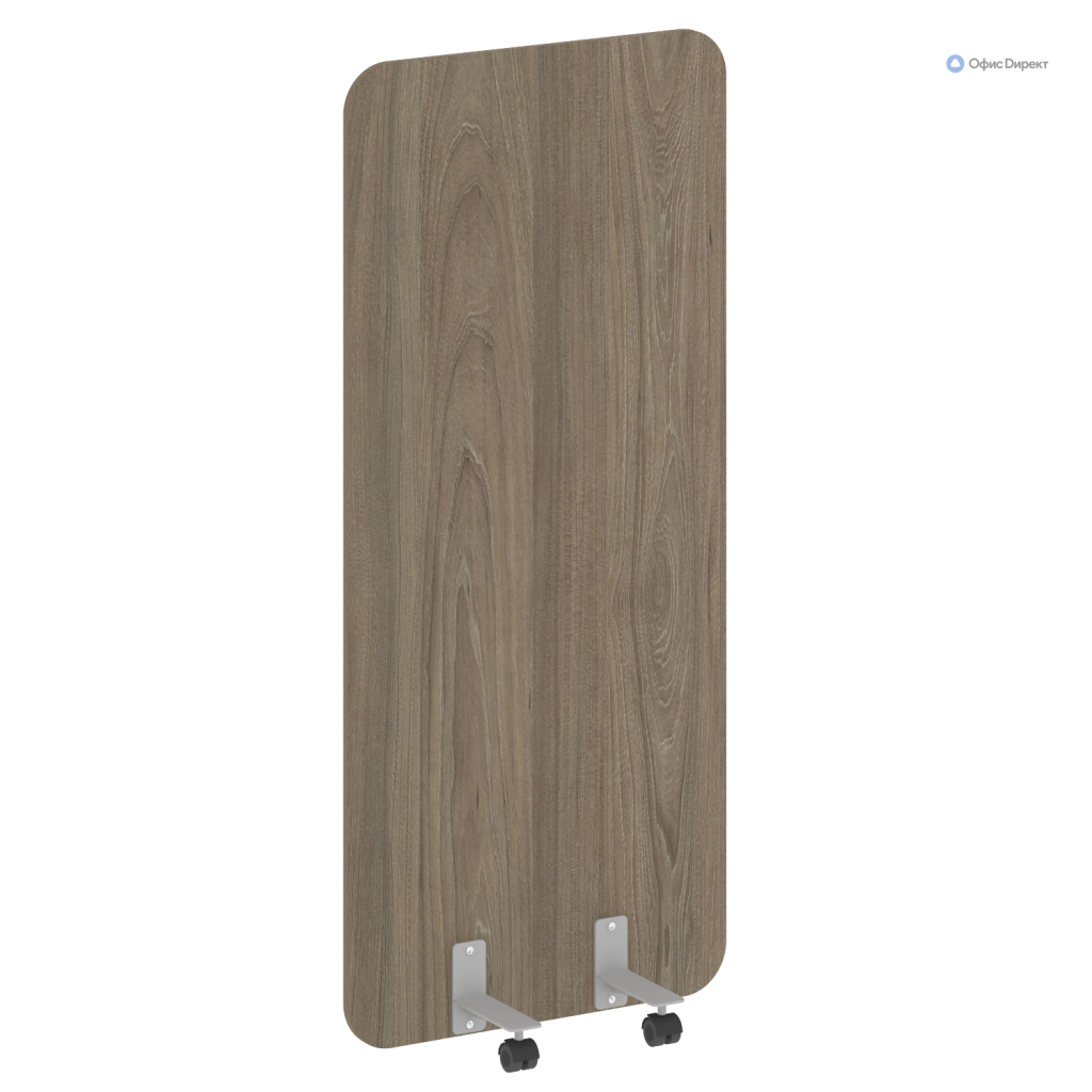 Перегородка на металлических опорах, на роликах