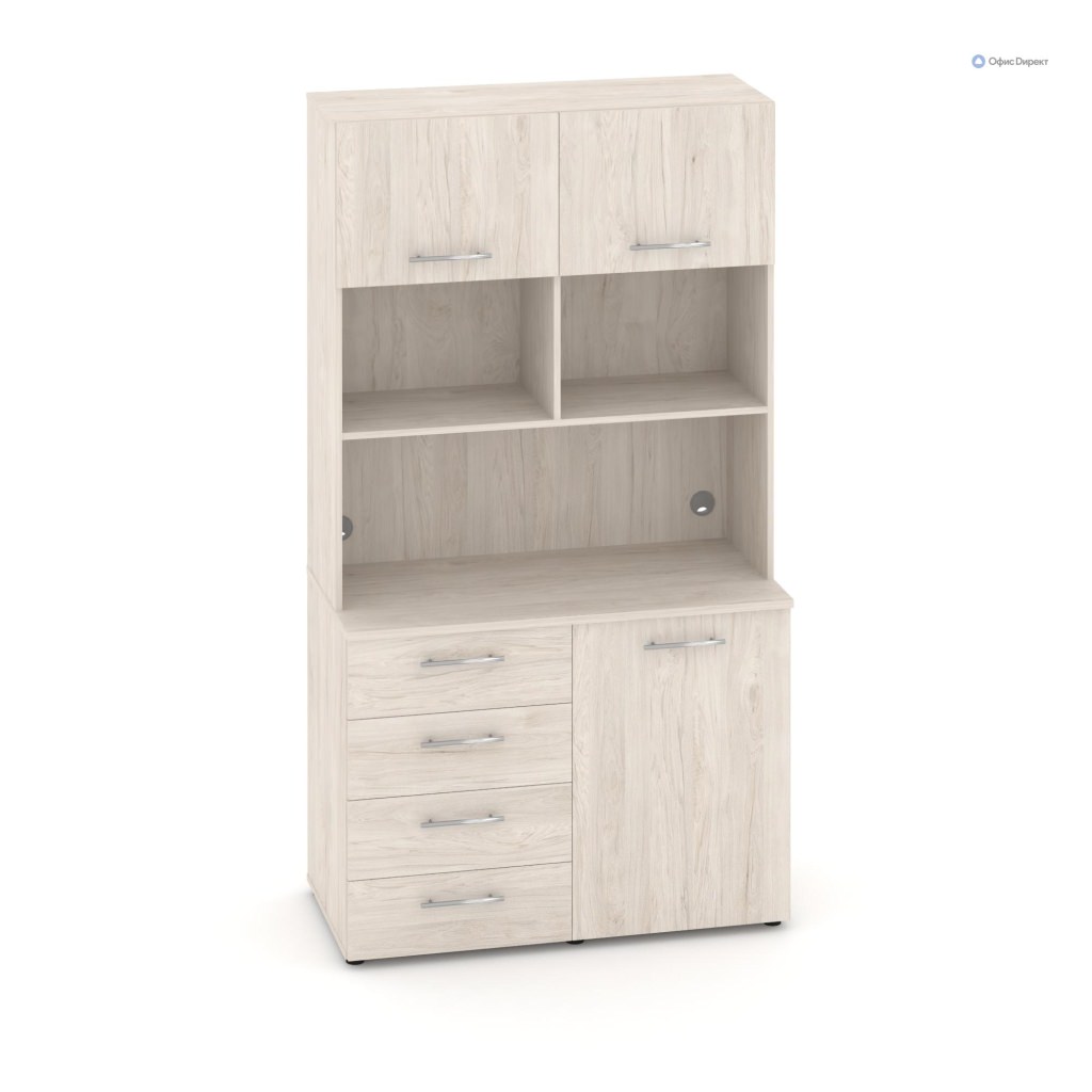 Комплект №2 Мини-кухня Fit 1200*600*2175 Мини-кухня Fit Денвер Светлый