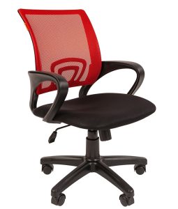Красный Кресло CHAIRMAN 696 Black Красный